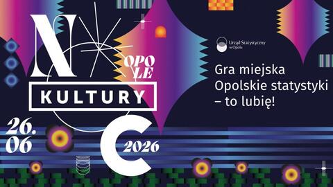 Grafika promująca Noc Kultury 2026 w Opolu