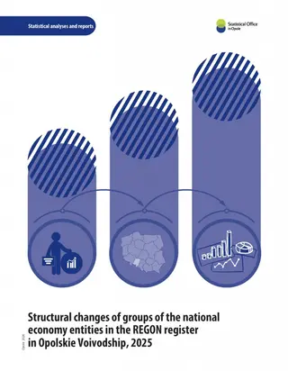 Powiększ obraz: Book cover of Structural changes of groups of the national economy entities in the REGON register in Opolskie Voivodship in 2025